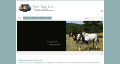 Desktop Screenshot of newdayranch.com